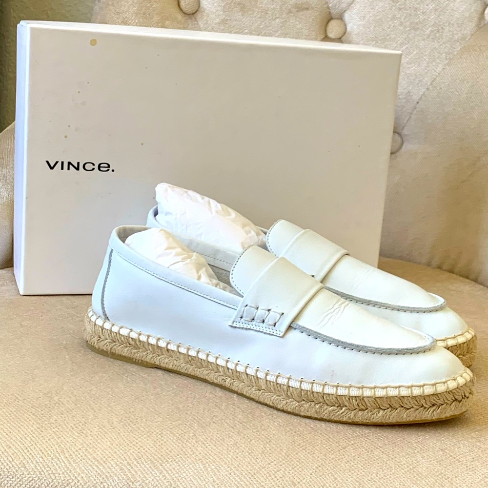 Vince Daria Loafers Espadrilles Size 8 New in box